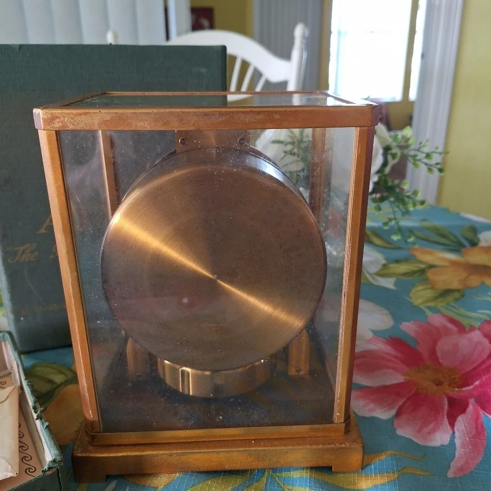 Atmos Clock Jaeger Lecoultre Gold 1958